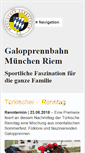 Mobile Screenshot of galoppmuenchen.de